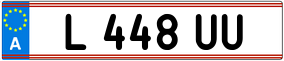 Truck License Plate